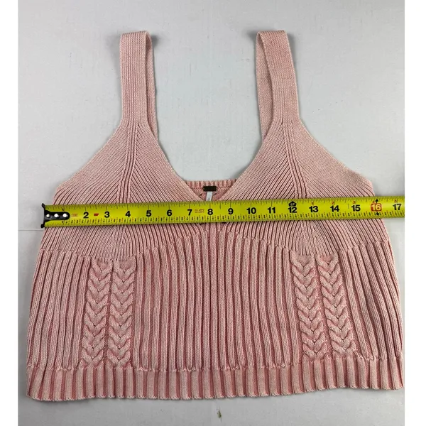 Young Fabulous & Broke Pink Crop Tank Top - Size L - Image 5