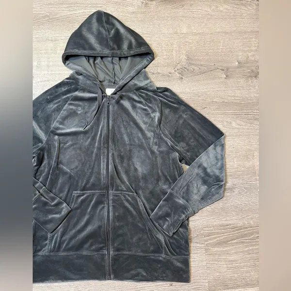 •Offline By Aerie• Velour Zip Up Hoodie - Image 2