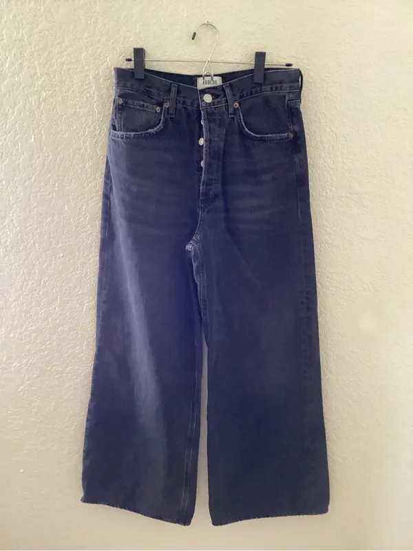 AGOLDE Dame High-Rise Wide-Leg Jeans - Image 3