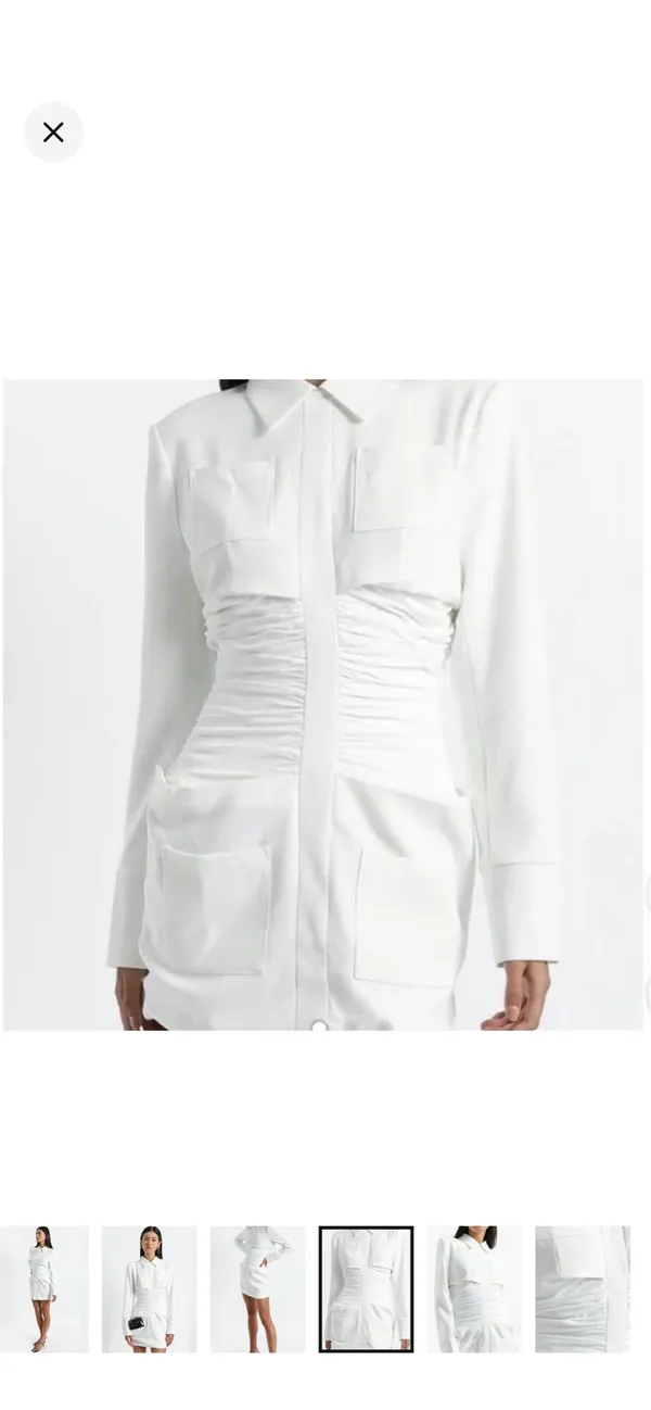 Lioness “The Sweetest Thing” White Minidress | Size S - Image 8
