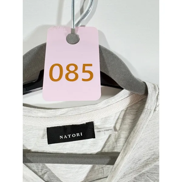 Natori Feathers Essentials Pajama Set Light Heather Grey Sustainable Size S - Image 7