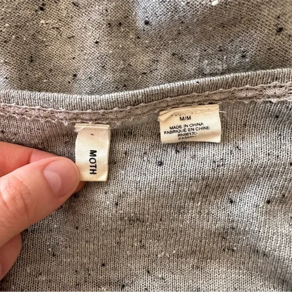 Anthropologie Gray Cowl Neck Sweater - Image 7