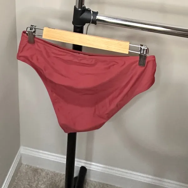 Beachsissi Vibrant Rust Color Halter Bikini Swim Set - Image 3