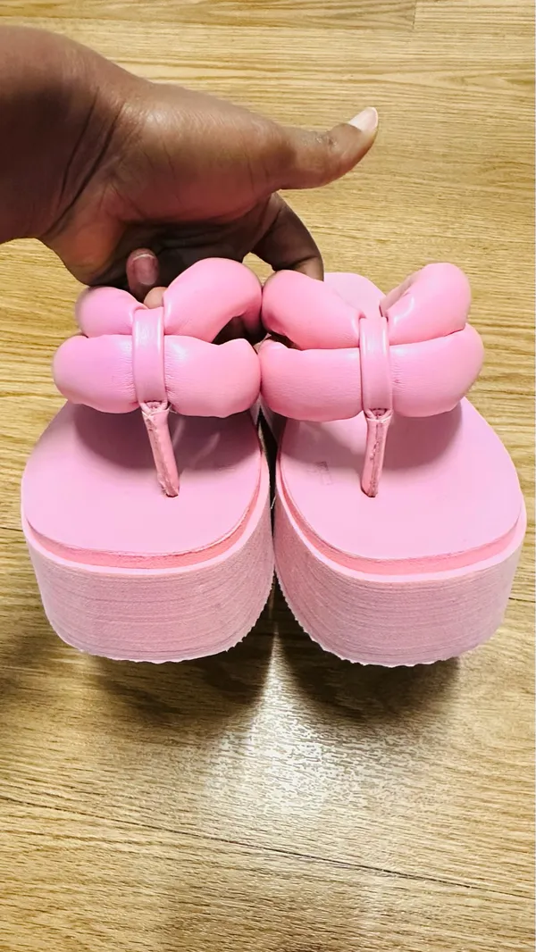 STEVE MADDEN Platform Pink Sandals - Image 6