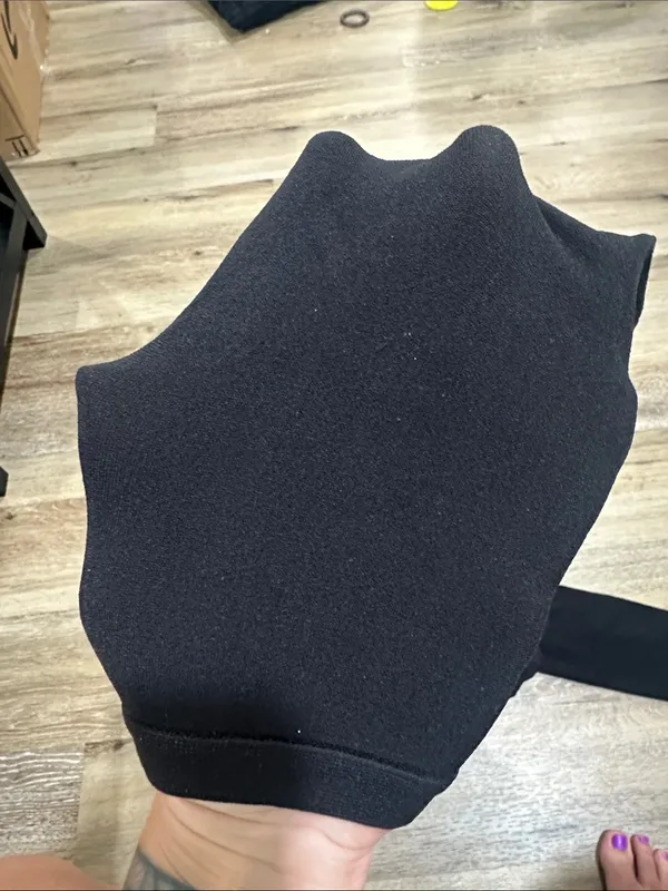 High-Waist Black Women’s tights - footless - Image 2