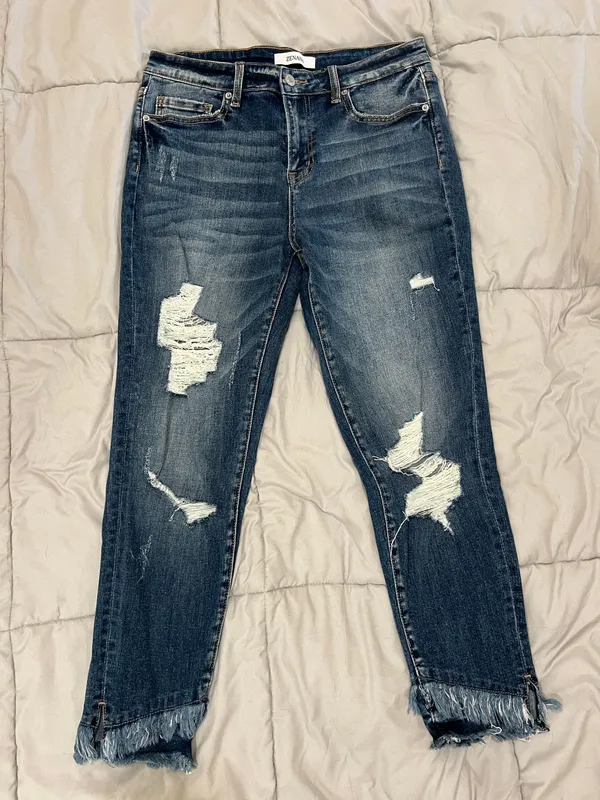 Zenana Cropped Skinny Jeans - Image 2