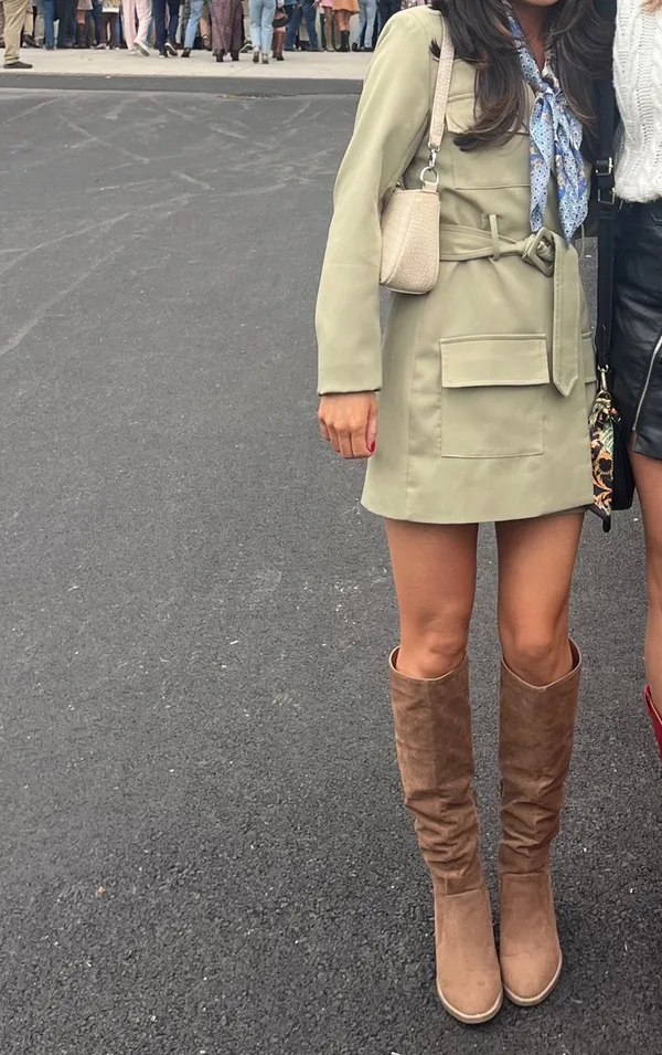 Lioness Princess Polly olive green blazer dress - Image 2