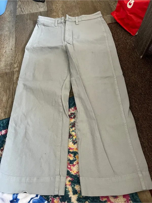 Madewell Slim Emmett Wide-Leg Crop Pants 27 - Image 15
