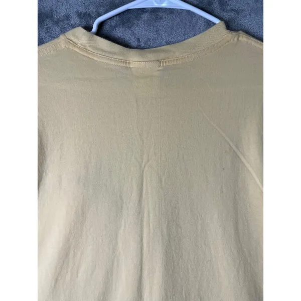 Vintage‎ Disney Tigger Pocket Tee Embroidered Butterflies Flowers Yellow Large - Image 4