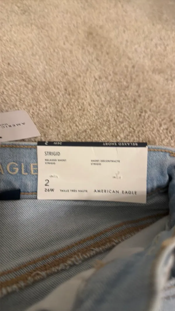 American Eagle Jean Shorts Strigid Relaxed 2 - Image 3