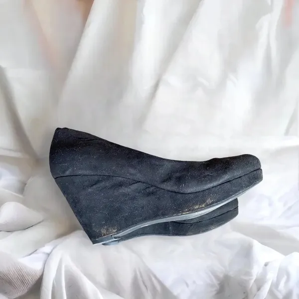 A.n.a wedge round toe suede heel size 8w‎ - Image 6