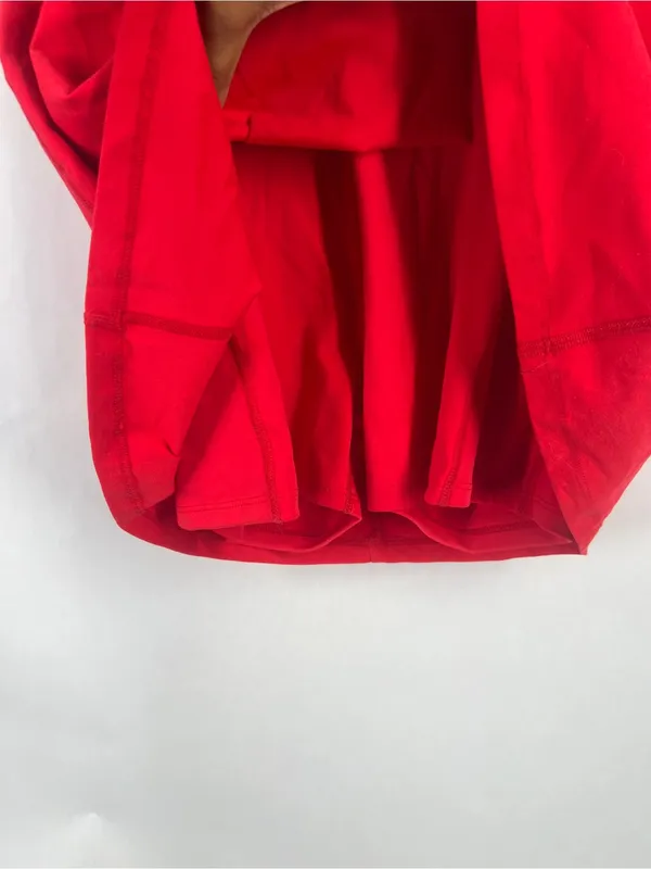 Beyond Yoga Spacedye Prep Halter Dress Candy Apple Red XL Built-In Bodysuit - Image 6