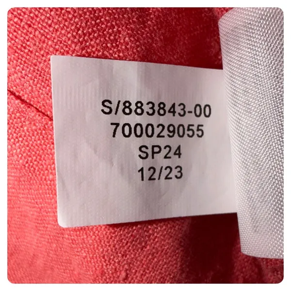 Banana Republic Tank Top Womens M Red Linen Sleeveless Babydoll Casual Summer - Image 4