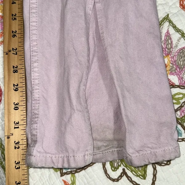 ZARA women’s size 6 lavender light purple front slit jeans business casual - Image 6