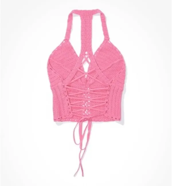 AE x The Summer I Turned Pretty Lace Up Corset - Image 4
