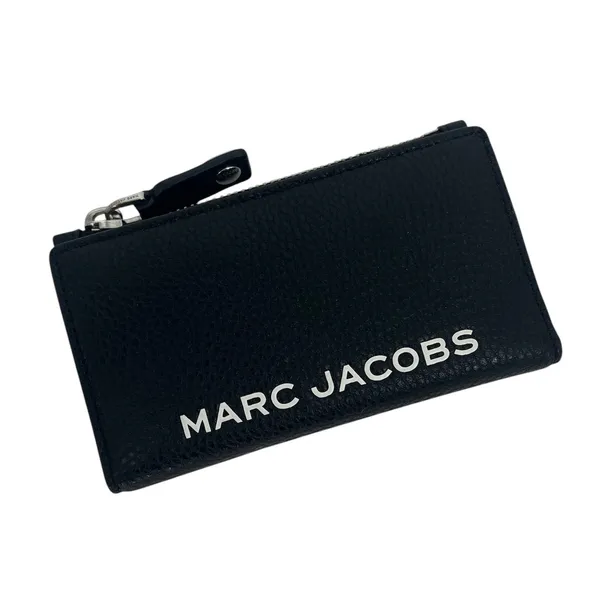 Marc Jacobs Medium Flat‎ Black Leather Zip Card Wallet - Image 4