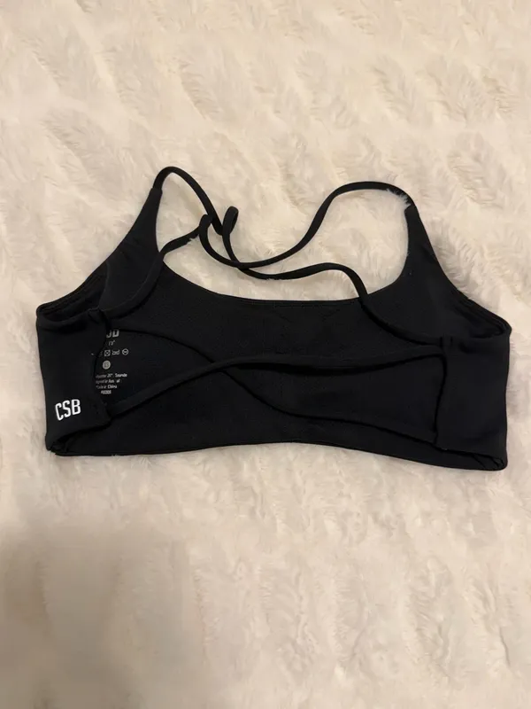 CSB Sports Bra Serenity Lexi Crop Black XXS - Image 3