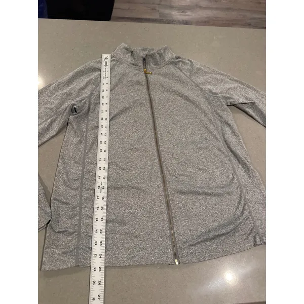 Simply Southern‎ Full Zip Jacket Gray Medium Athleisure Activewear Womens - Image 2