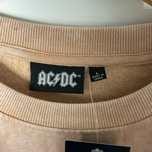 AC/DC Graphic Tie Dye Sweatshirt Size Large‎ - Image 2