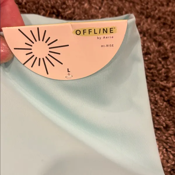 Aerie Light Blue Leggings - Image 3