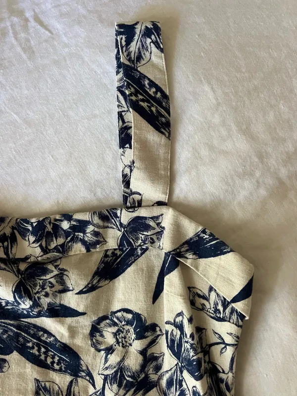 Abercrombie and fitch cropped linen tank - Image 2