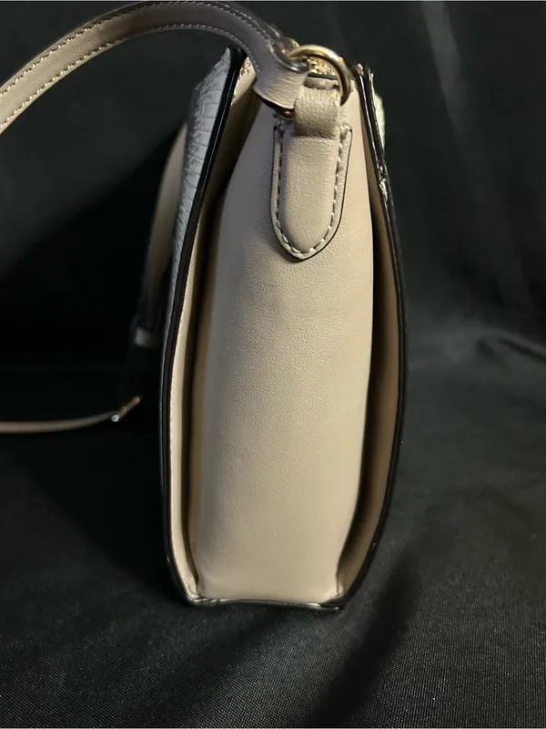 Nine West Women’s Taupe & Cream Crossbody Shoulder Bag - Image 6