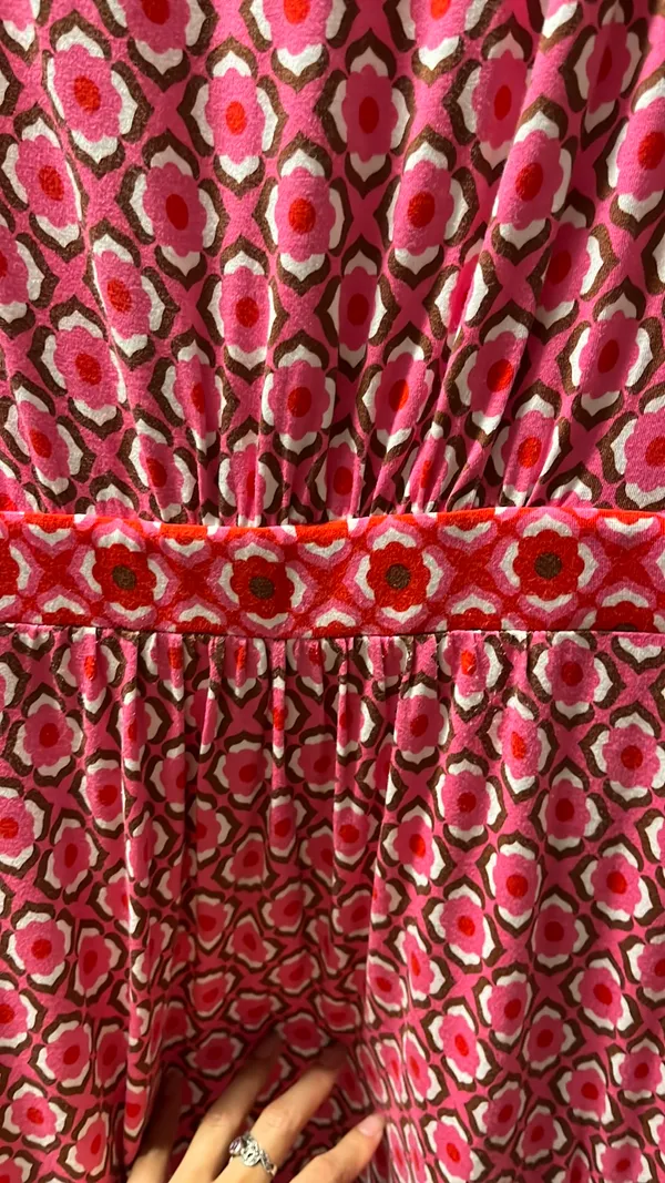 Boden pink print dress - Image 3