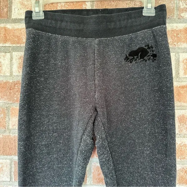 Roots Joggers Sweatpants Charcoal Gray Women’s Size XS Slim - Image 2