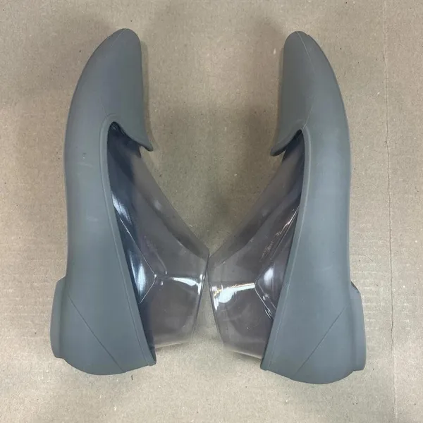 Crocs Eve Gray Ballet Flat Size W8 Iconic Comfort Pointed - Image 4