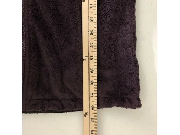 The North Face Womens Jacket Fleece Full Zip Pockets Mock Neck Purple Size S - Image 7