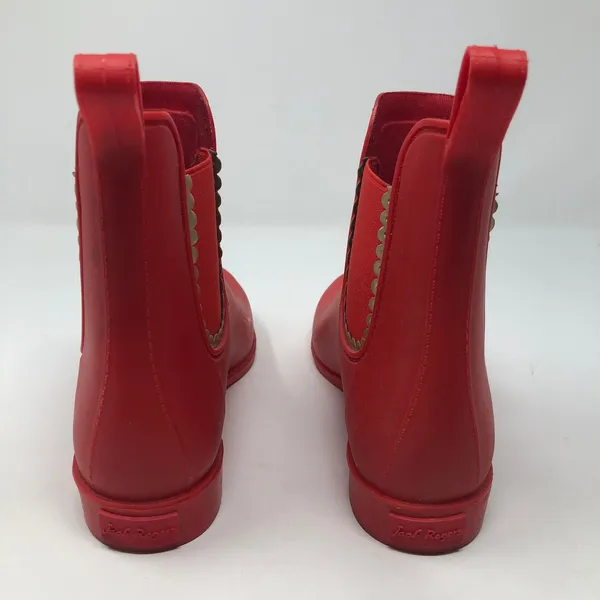 Jack Rogers Sallie Slip-On Red Rain Booties - Image 7