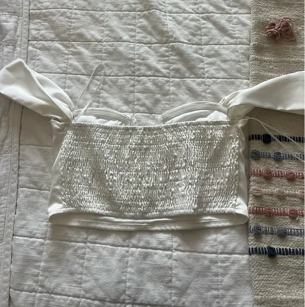 superdown Top White Crop - Image 4