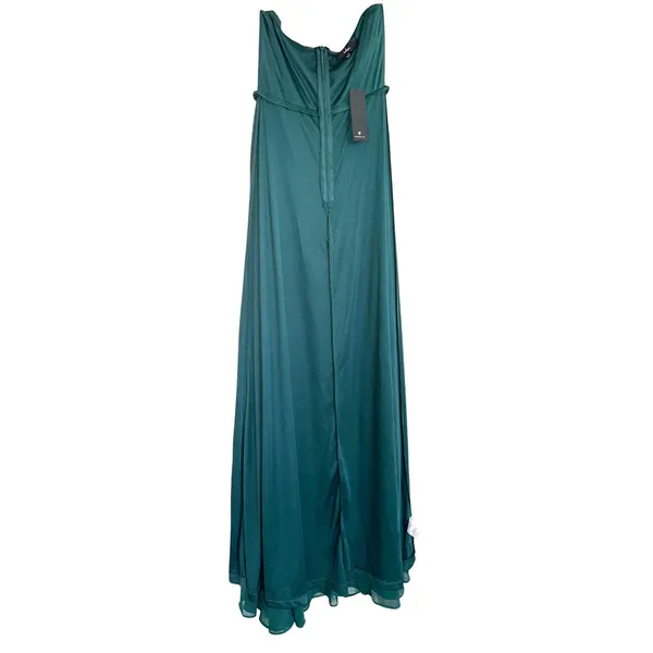 Lulus Green Strapless Maxi Dress Size XS NWT - Image 12