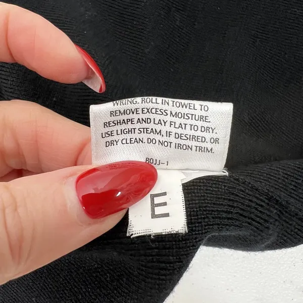 Eileen Fisher S Cardigan Black Beaded Merino Wool Open Front Italian Yarn Luxury - Image 11