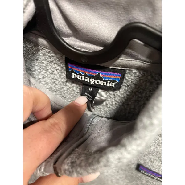 Patagonia‎ Women's Better Sweater 1/4-Zip fleece pullove gray women's medium - Image 3