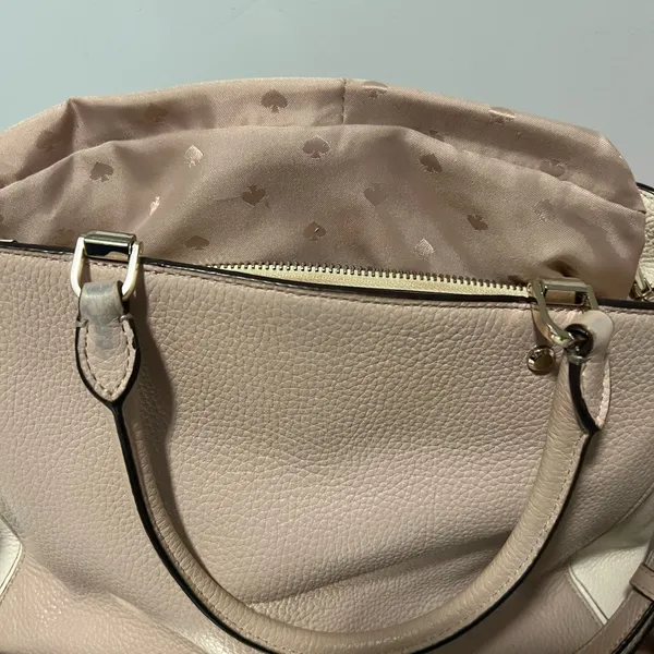 Kate Spade Cream Satchel with Elegant Design - Image 5
