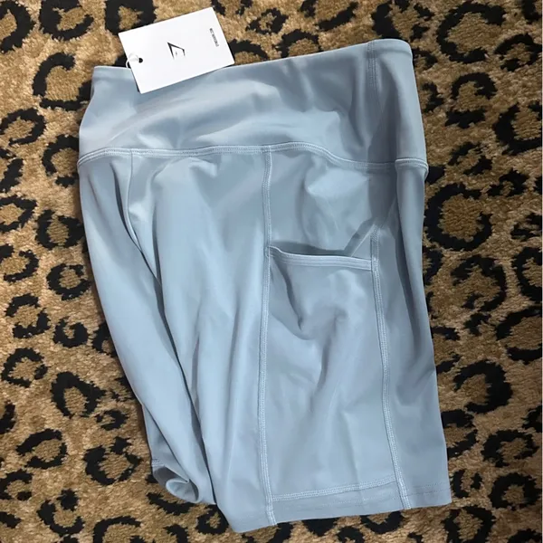 NWT! Small GYM SHARK Pocket Shorts - Blue - Image 7