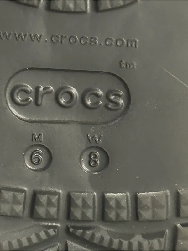 CROCS Black Slip-On Clog Sole - Image 8