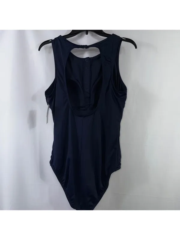 Time and Tru Navy One Piece Swimsuit XL 16-18 NWT - Image 7
