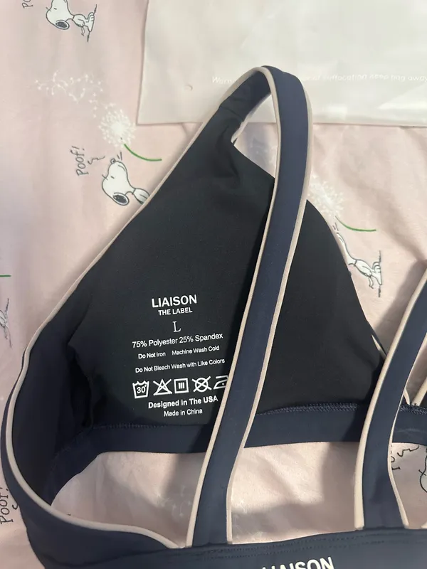 Liasion the Label Balance Bra Blue Size L - Image 3