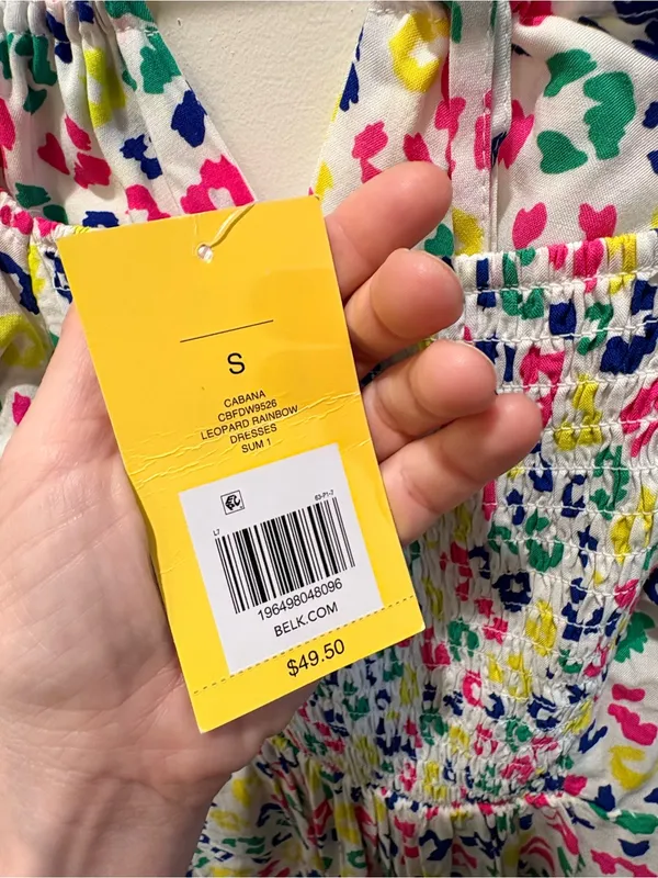 crown & ivy Yellow Multi-Color Puff Sleeve Mini Dress - Image 8