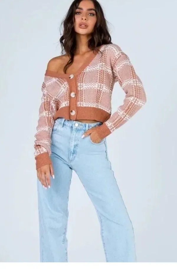 Cardigan Princess Polly Cropped - Image 2