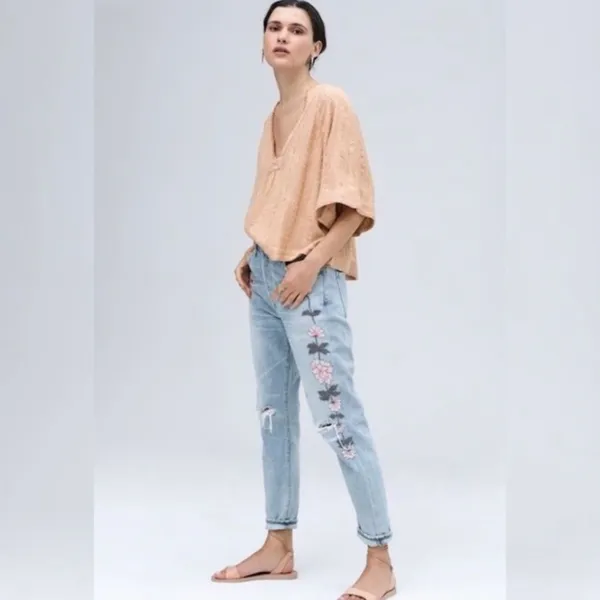 Free People Get Over It Blouse H1 - Image 2