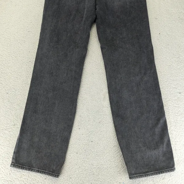 PacSun '90s Boyfriend Jeans Loose Baggy Black Distressed Women's‎ 27 Rigid Denim - Image 6