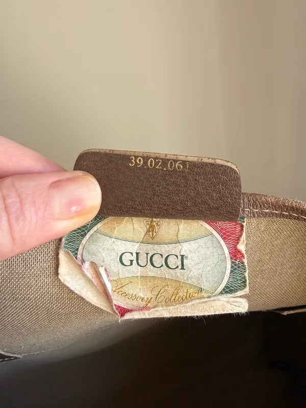 Gucci GG Tote Bag Canvas Leather - Image 12
