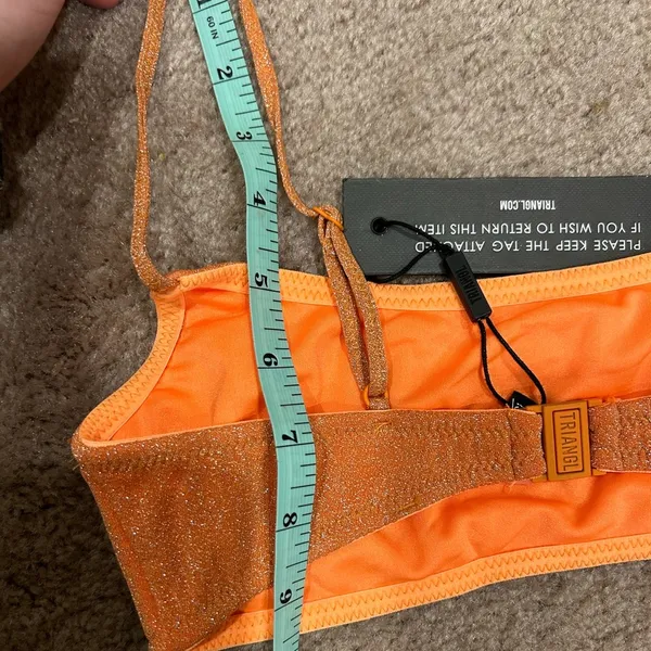 Triangl Mica Orange Glitter Bikini Set - Image 9