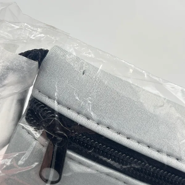 Athleta‎ Pouch Power of We x 200 Gray Zippered Accessory Bag with Carabiner NEW - Image 6