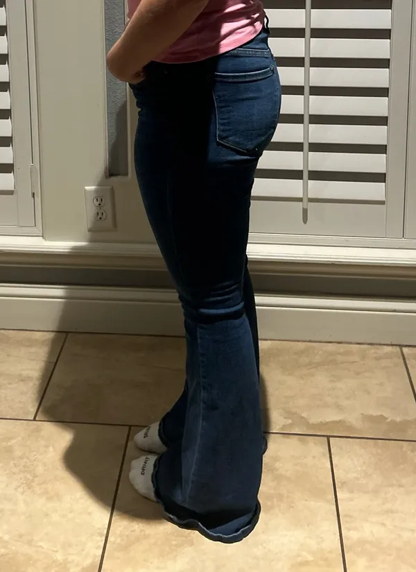 Boutique Rockin C dark wash flare jeans - Image 5