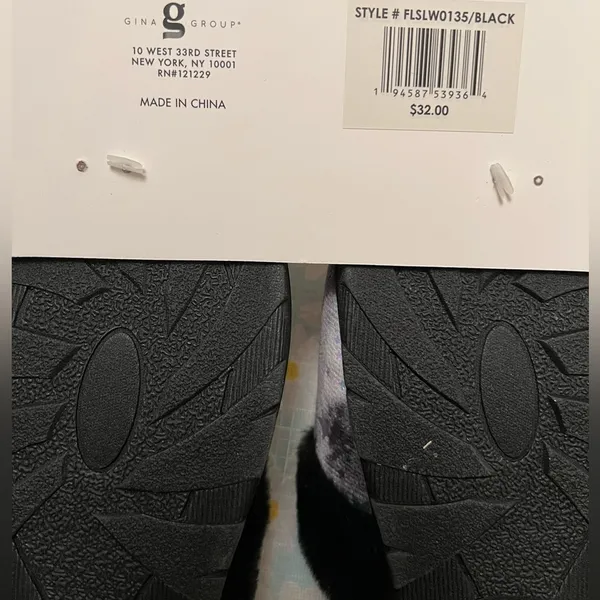 Memory Foam Slippers, Size: 6/7 - Image 4