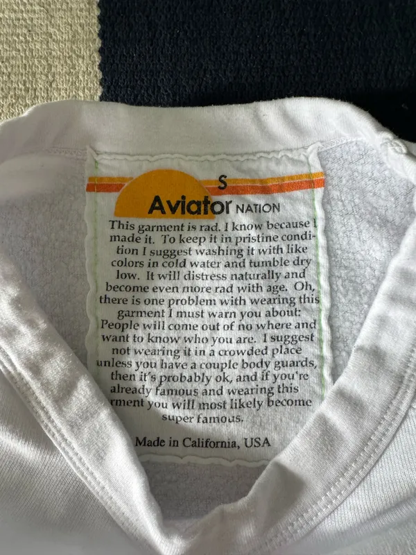 Aviator Nation Bolt Sweatshirt Lightning - Image 2